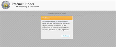 Voter Verifier Comelec: Find your Voting Precinct online.